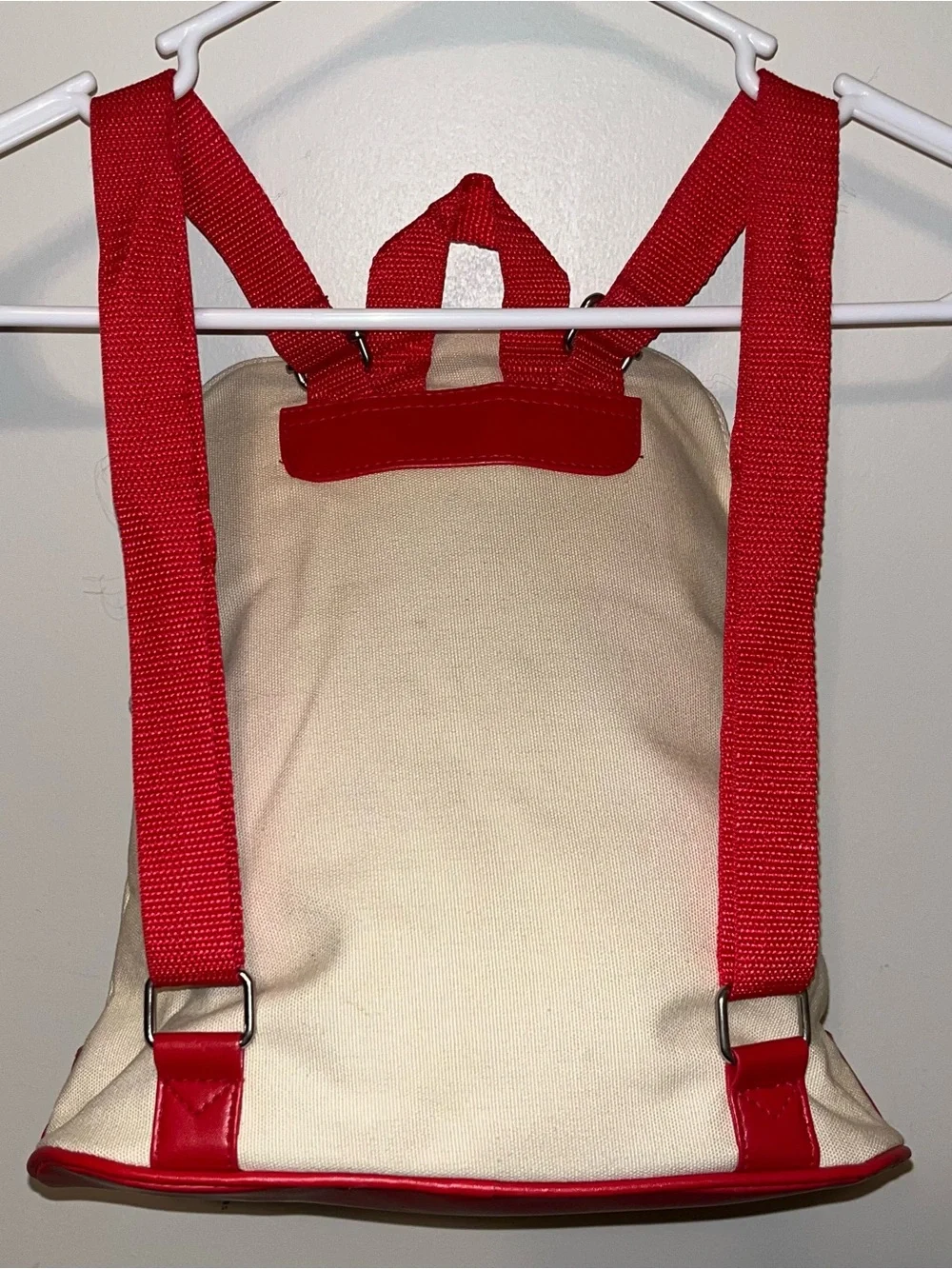 Vintage 2005 Spunky Sock Monkey “Beach Monkey” Canvas Mini Backpack